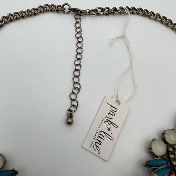 Park Lane Vintage Rhinestone Statement Bib Necklace NWT - Picture 3 of 4